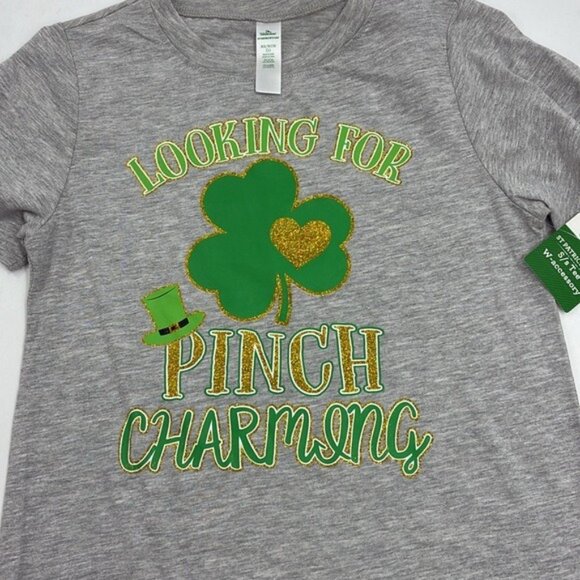 Way to Celebrate St. Patrick’s Day T Shirt Womens XS Gray Shamrock Funny - Picture 2 of 4